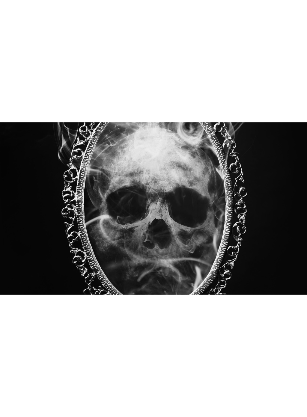 Skull in mirror